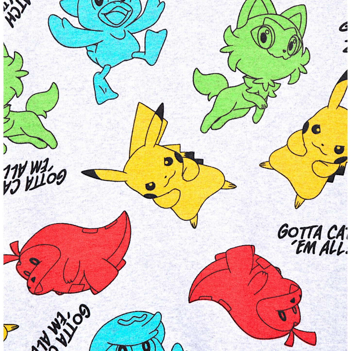 Pokémon Sweatshirt Alloverdruck für Kinder Gr. 104 - 152 cm