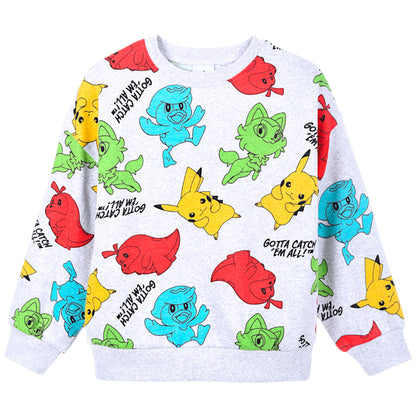Pokémon Sweatshirt Alloverdruck für Kinder Gr. 104 - 152 cm