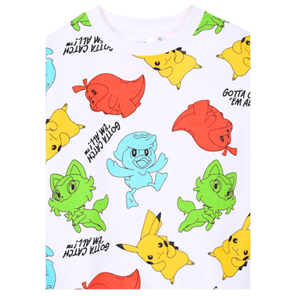 Pokémon Sweatshirt Alloverdruck für Kinder Gr. 104 - 152 cm