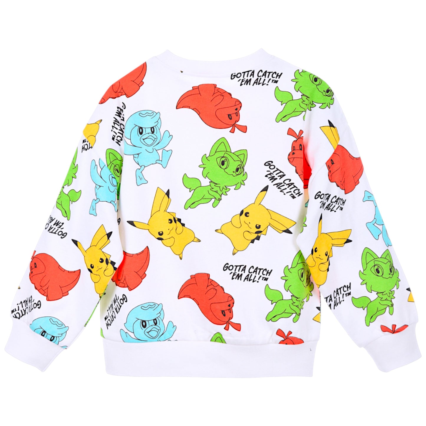 Pokémon Sweatshirt Alloverdruck für Kinder Gr. 104 - 152 cm