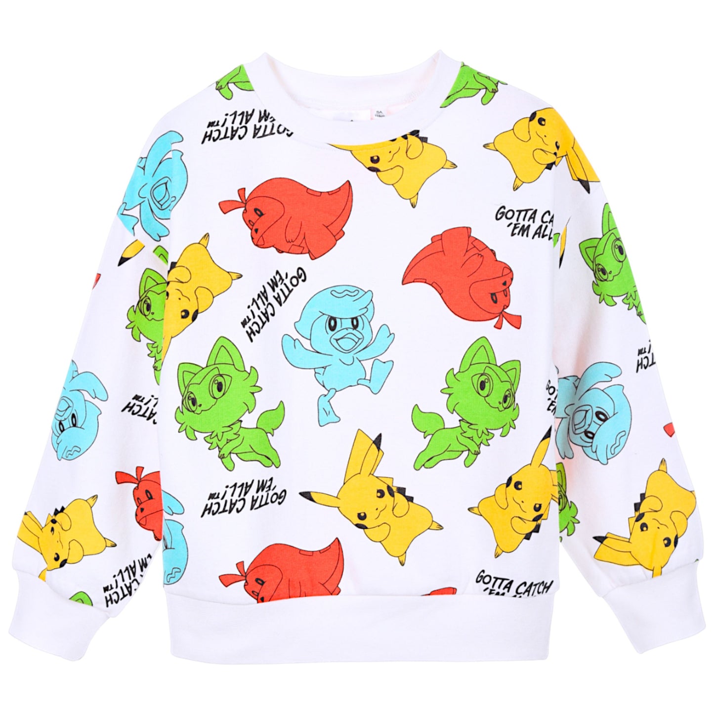 Pokémon Sweatshirt Alloverdruck für Kinder Gr. 104 - 152 cm
