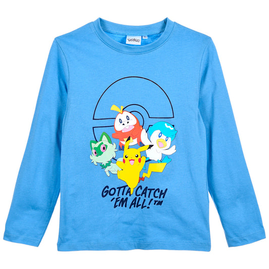Pokémon Langarmshirt für Jungen Gr. 104 - 152 cm