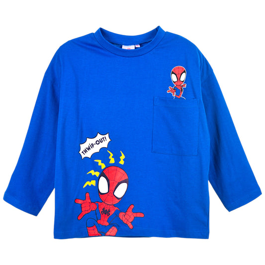 Spidey Langarmshirt für Jungen Gr. 92 - 110 cm
