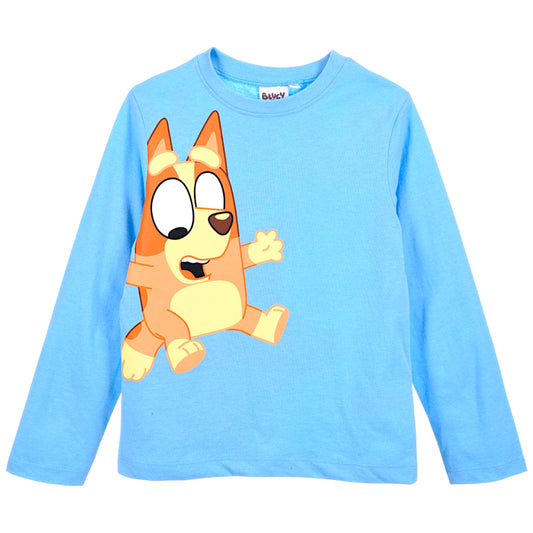 Bluey & Bingo Langarmshirt für Jungen Gr. 98 - 116 cm