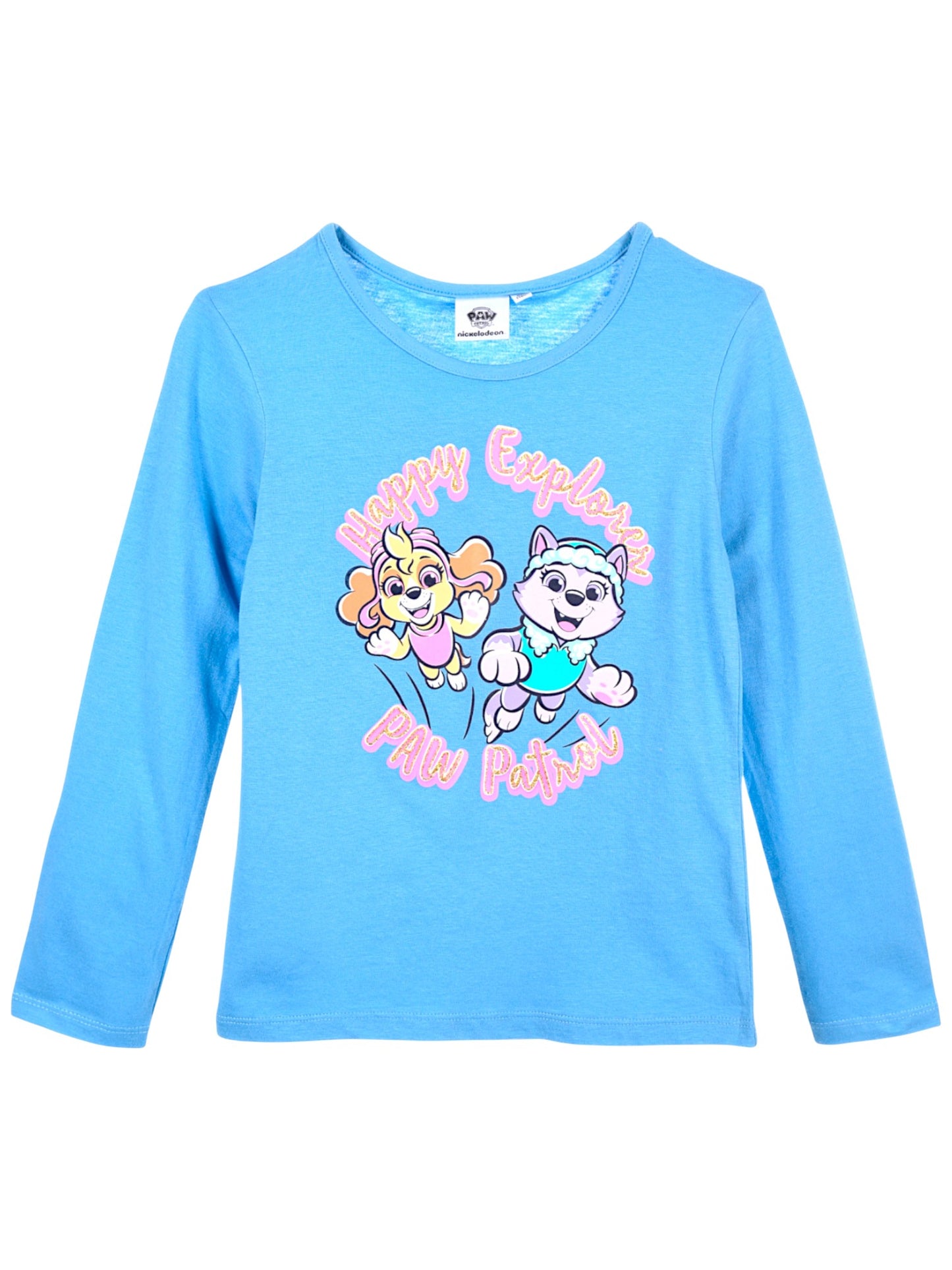 Paw Patrol Langarmshirt Skye mit Glitzer Gr. 98 - 116 cm
