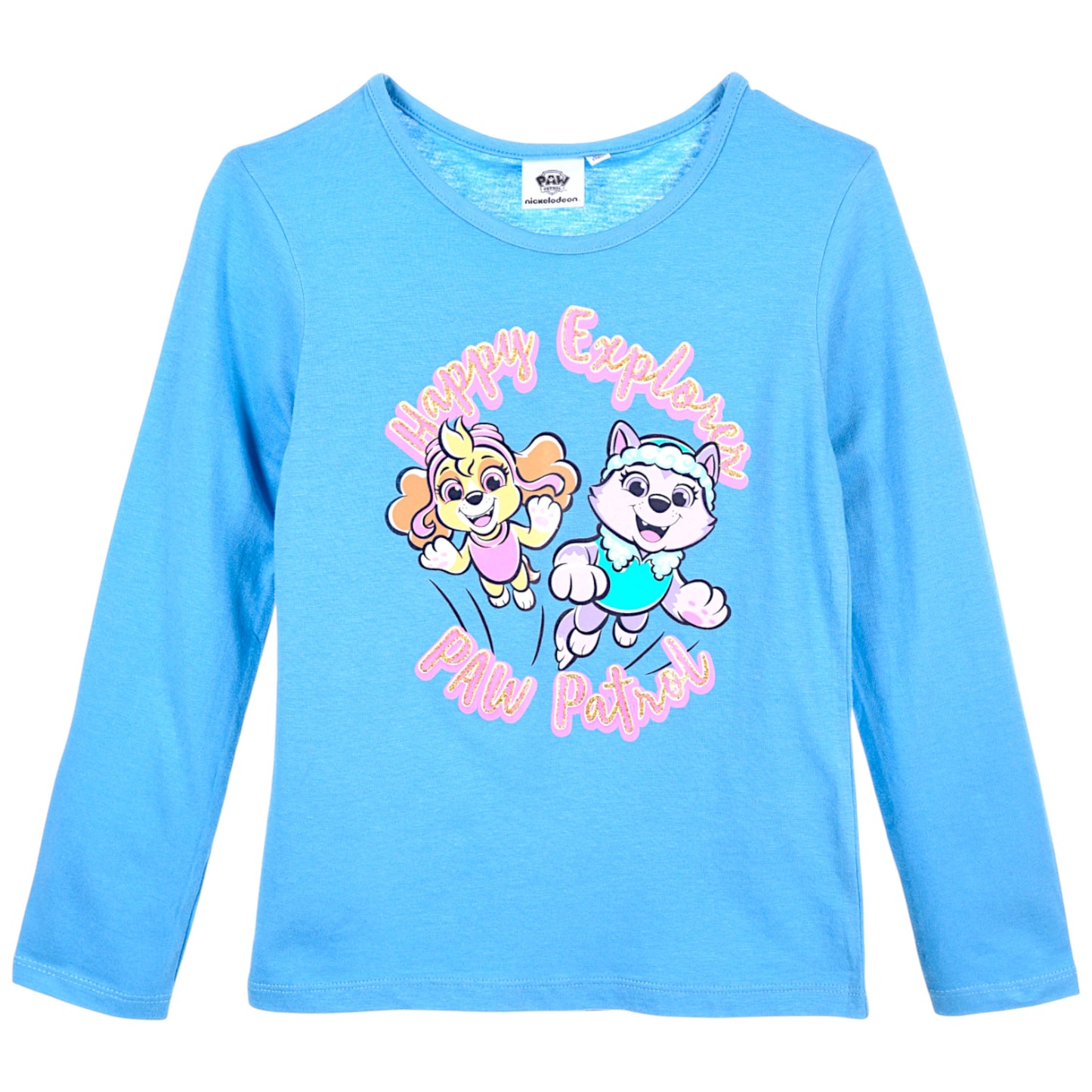 Paw Patrol Langarmshirt Skye mit Glitzer Gr. 98 - 116 cm