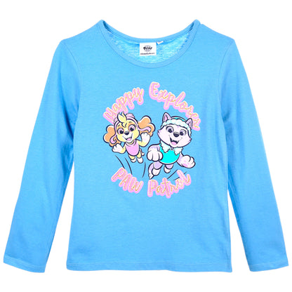 Paw Patrol Langarmshirt Skye mit Glitzer Gr. 98 - 116 cm