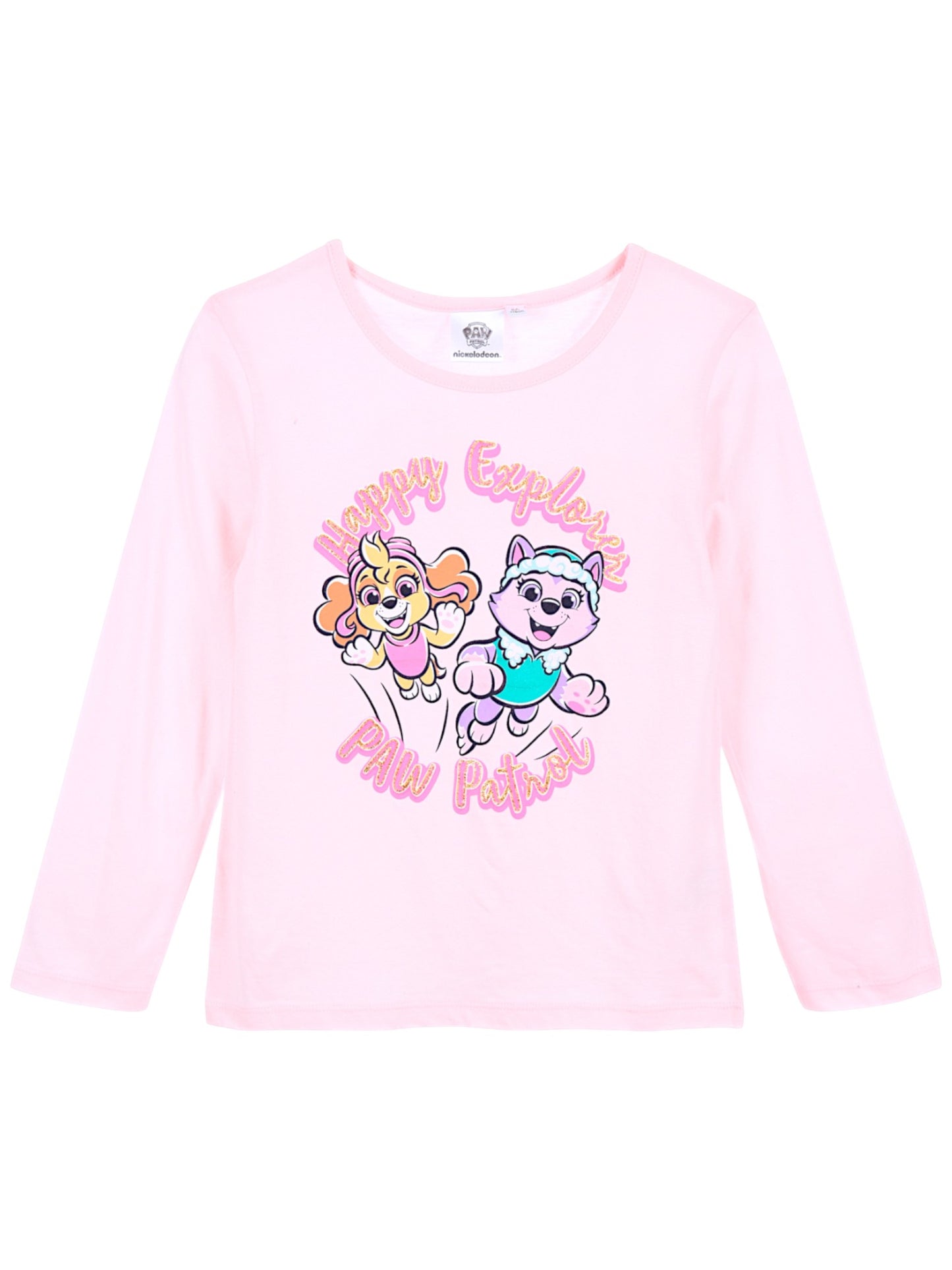 Paw Patrol Langarmshirt Skye mit Glitzer Gr. 98 - 116 cm