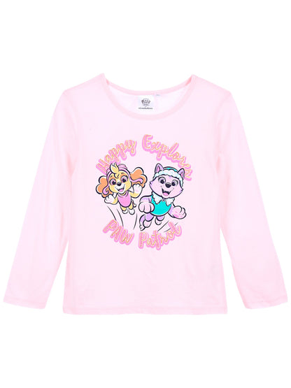 Paw Patrol Langarmshirt Skye mit Glitzer Gr. 98 - 116 cm