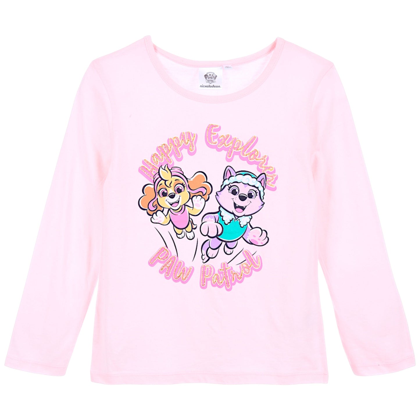 Paw Patrol Langarmshirt Skye mit Glitzer Gr. 98 - 116 cm