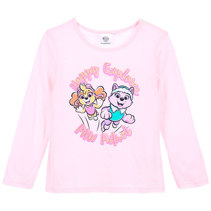 Paw Patrol Langarmshirt Skye mit Glitzer Gr. 98 - 116 cm