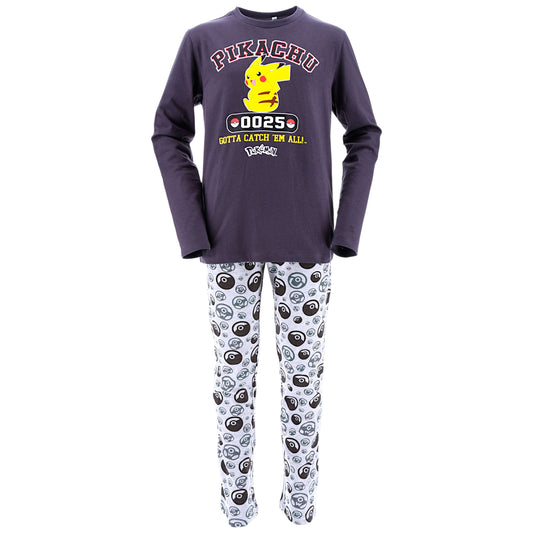 Pokémon Schlafanzug für Jungen Gr. 140 - 176 cm