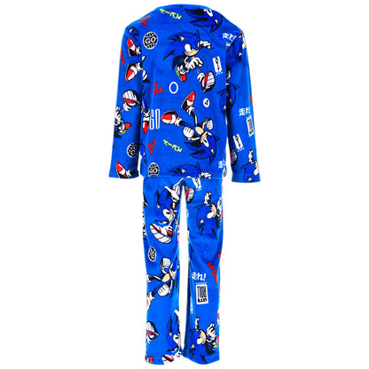 Sonic The Hedgehog Schlafanzug für Jungen Gr. 104 - 140 cm