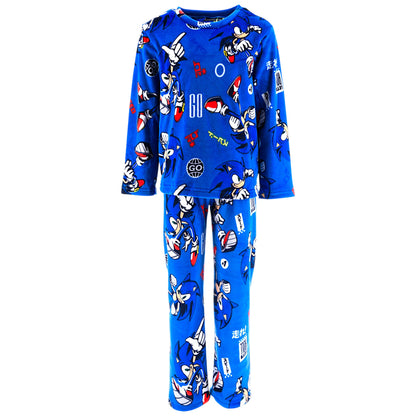 Sonic The Hedgehog Schlafanzug für Jungen Gr. 104 - 140 cm