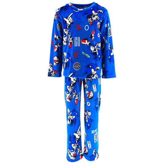 Sonic The Hedgehog Schlafanzug für Jungen Gr. 104 - 140 cm