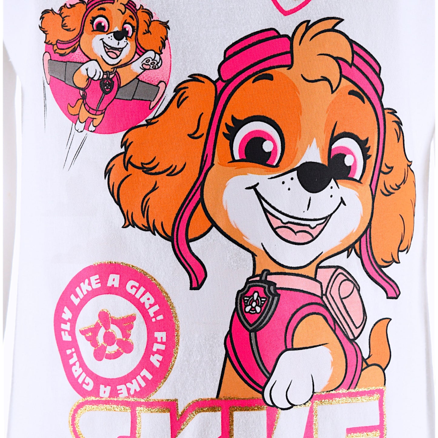 Paw Patrol Nachthemd Skye mit Glitzer Gr. 98 - 116 cm