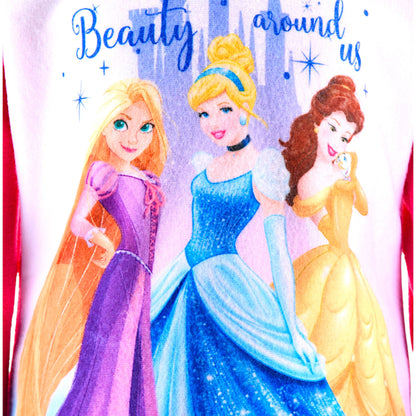 Disney Princess Fleece Schlafanzug für Mädchen Gr. 98 - 128 cm