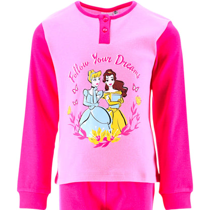 Disney Princess Schlafanzug für Mädchen Gr. 98 - 128 cm