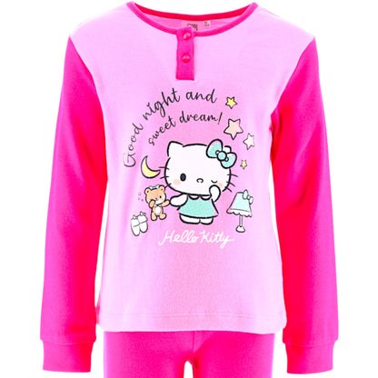 Hello Kitty Schlafanzug für Mädchen Gr. 98 - 128 cm