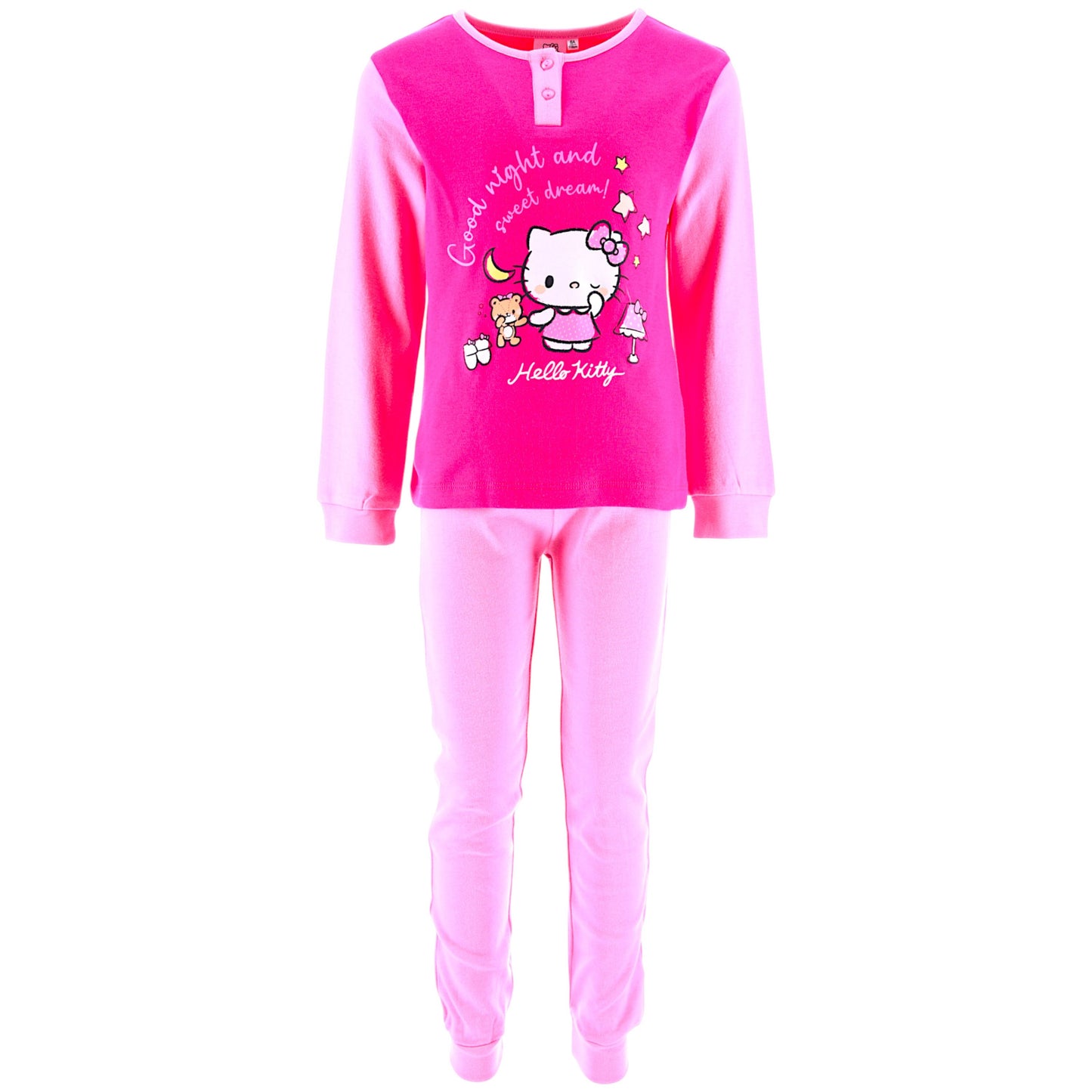 Hello Kitty Schlafanzug für Mädchen Gr. 98 - 128 cm