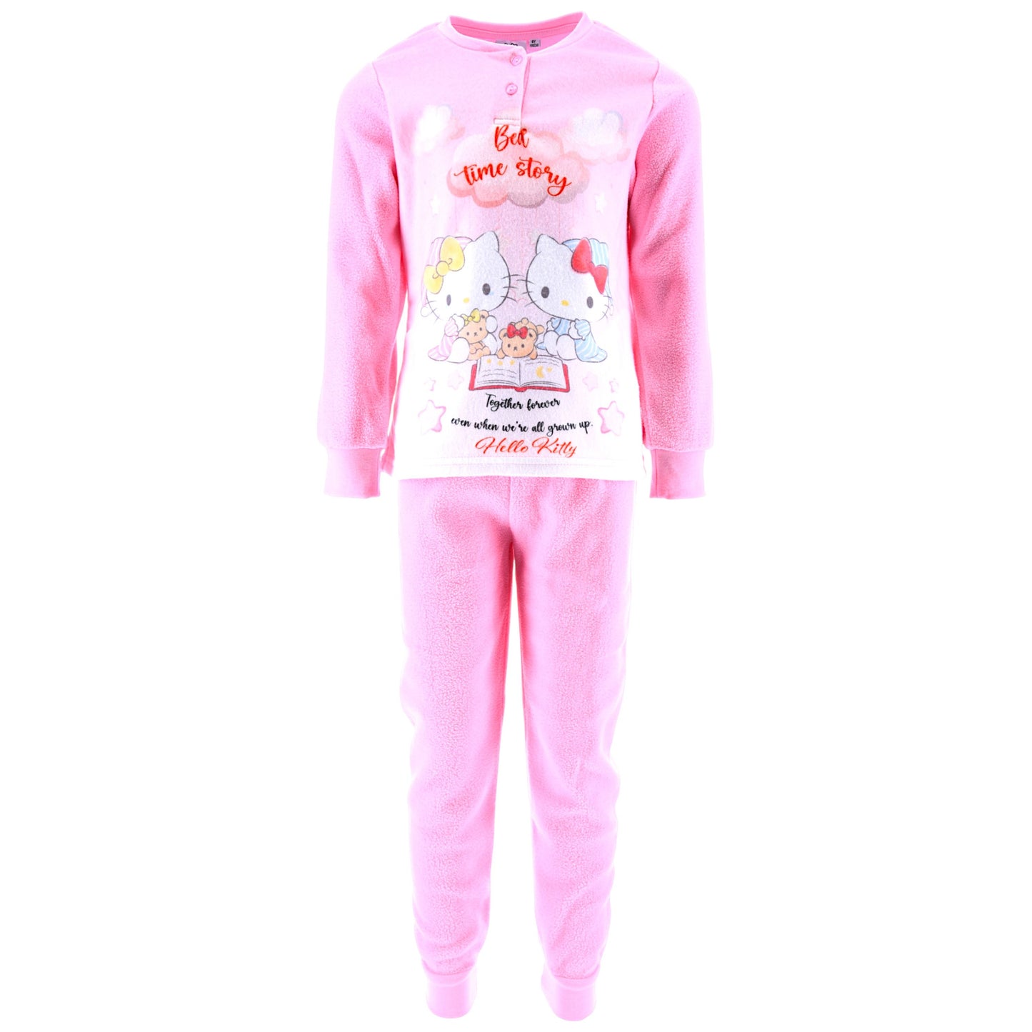 Hello Kitty Fleece Schlafanzug für Mädchen Gr. 98 - 128 cm