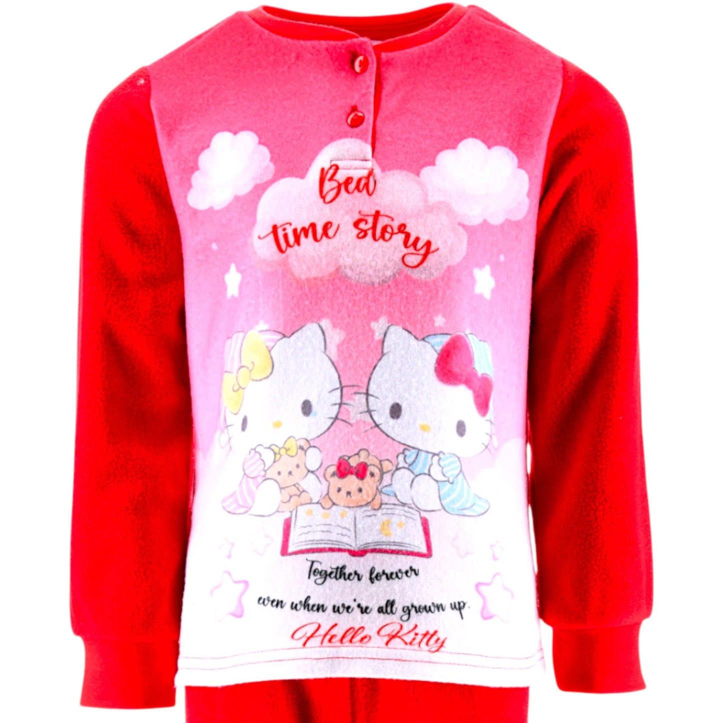 Hello Kitty Fleece Schlafanzug für Mädchen Gr. 98 - 128 cm