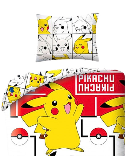 Pokémon Wende-Kinderbettwäsche Set 2-tlg. 135-140 x 200 cm