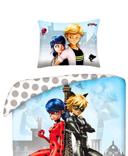 Miraculous Wende-Kinderbettwäsche Set 2-tlg. 135-140 x 200 cm