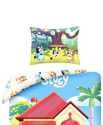 Bluey Wende-Kinderbettwäsche Set 2-tlg. 135-140 x 200 cm