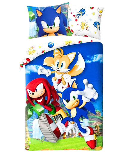 Sonic The Hedgehog Bettwäsche Set 2-tlg. 135-140 x 200 cm