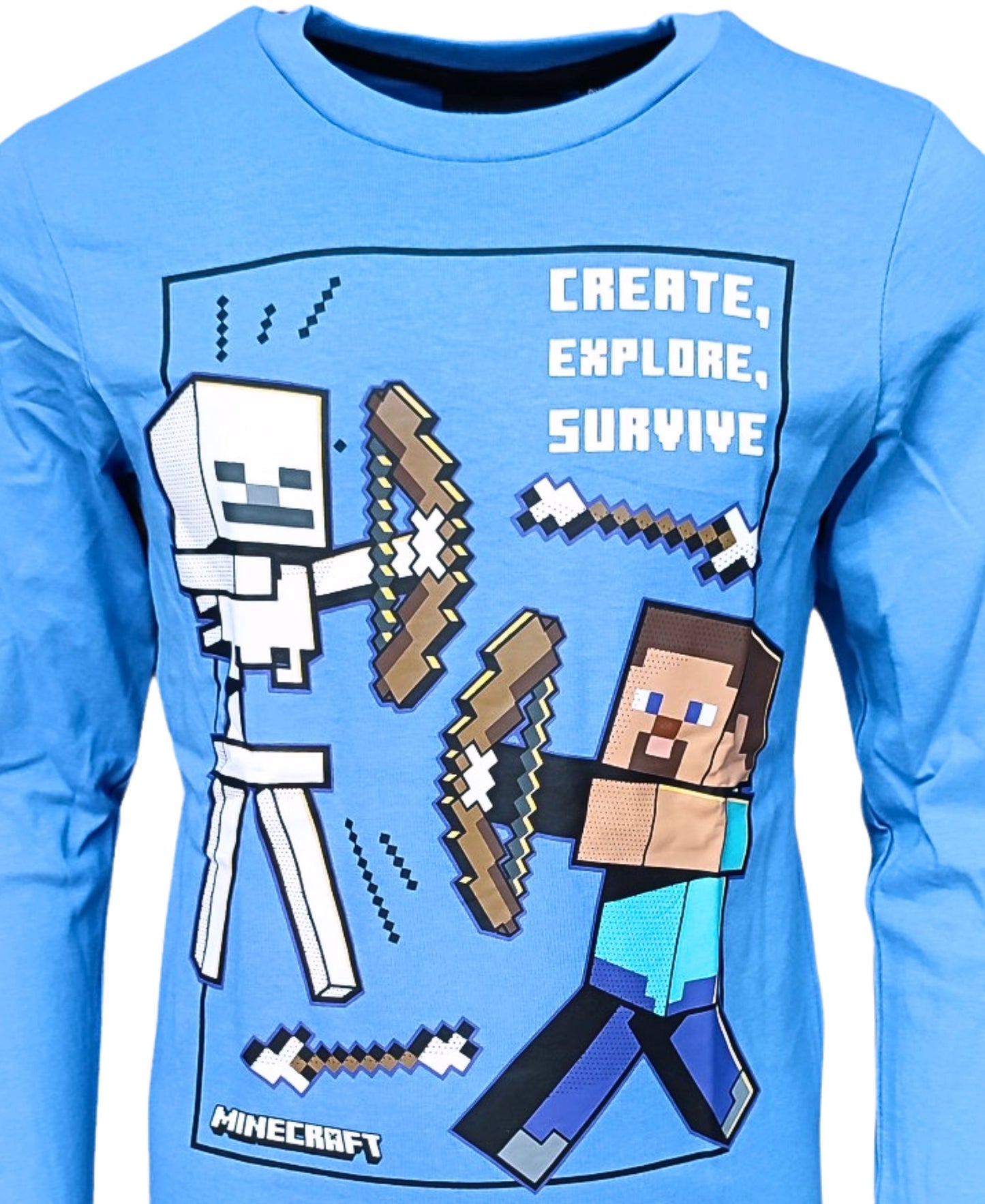 Langarmshirt Minecraft für Jungen