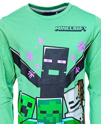 Langarmshirt Minecraft für Jungen