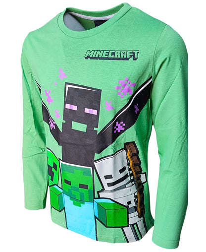 Langarmshirt Minecraft für Jungen