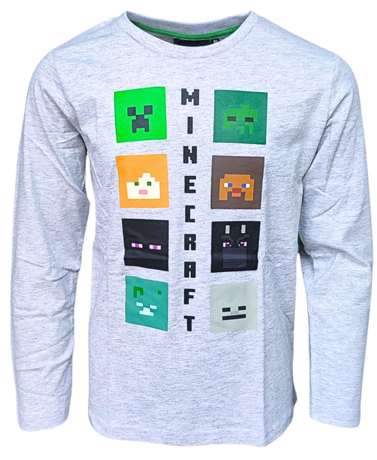 Langarmshirt Minecraft für Jungen