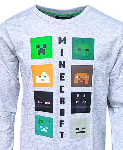 Langarmshirt Minecraft für Jungen