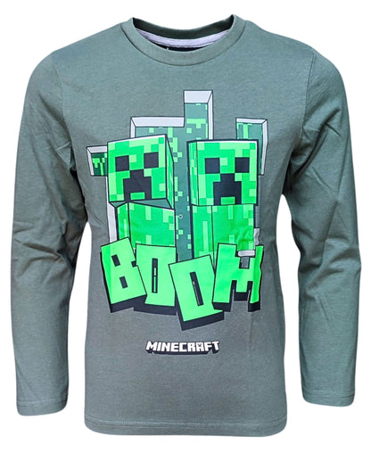 Langarmshirt Minecraft für Jungen