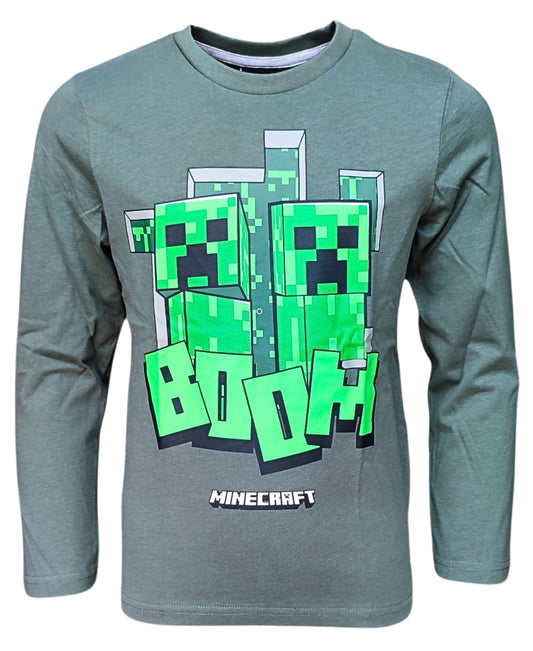 Langarmshirt Minecraft für Jungen