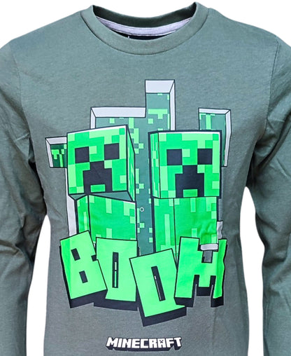 Langarmshirt Minecraft für Jungen