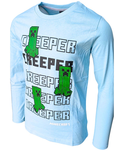 Langarmshirt Minecraft für Jungen