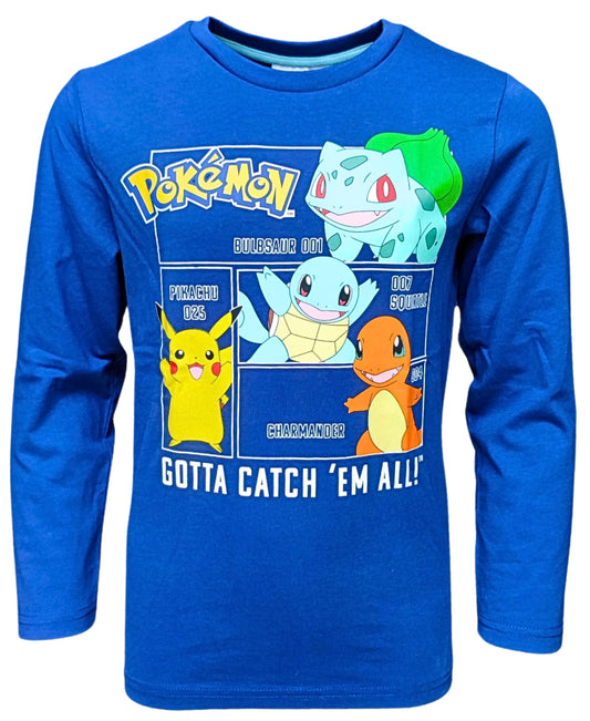 Langarmshirt Pokémon für Jungen