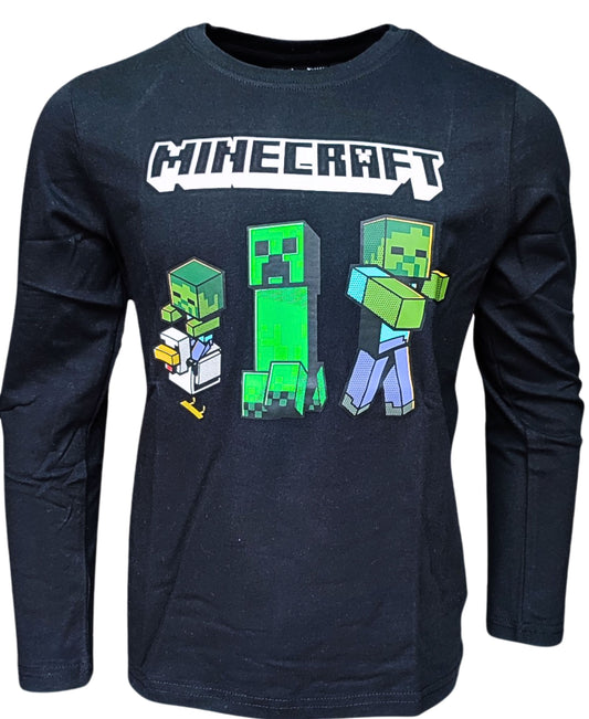 Langarmshirt Minecraft für Jungen