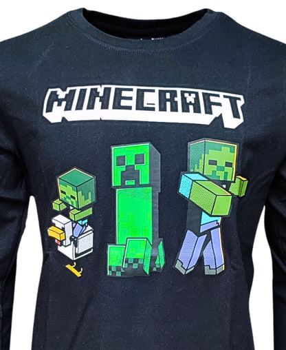 Langarmshirt Minecraft für Jungen