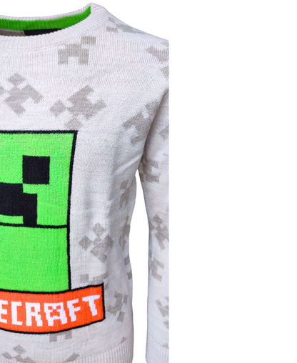 Strickpullover Minecraft Creeper