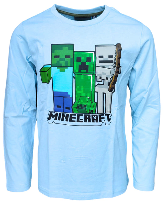 Langarmshirt Minecraft für Jungen