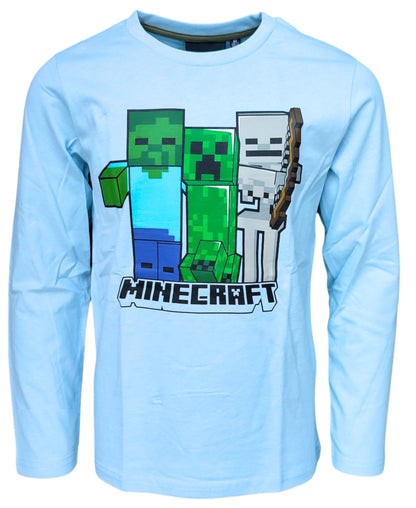 Langarmshirt Minecraft für Jungen