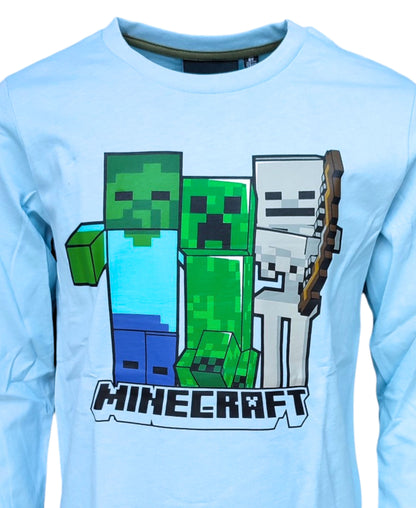 Langarmshirt Minecraft für Jungen
