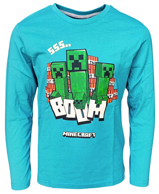 Langarmshirt Minecraft für Jungen