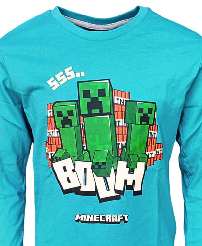 Langarmshirt Minecraft für Jungen
