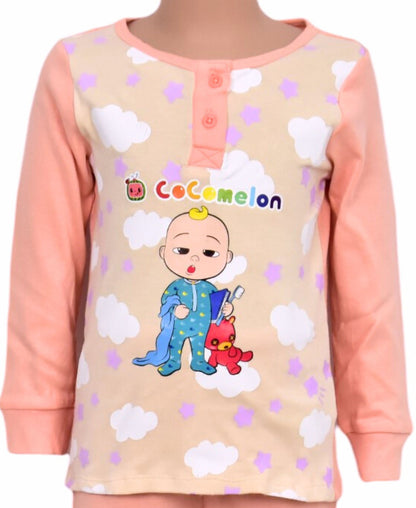 Schlafanzug CoComelon lang für Mädchen