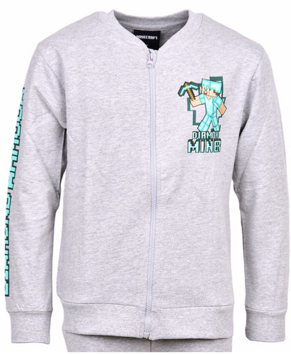 2tlg. Outfit Sweatjacke & Hose Minecraft für Jungen